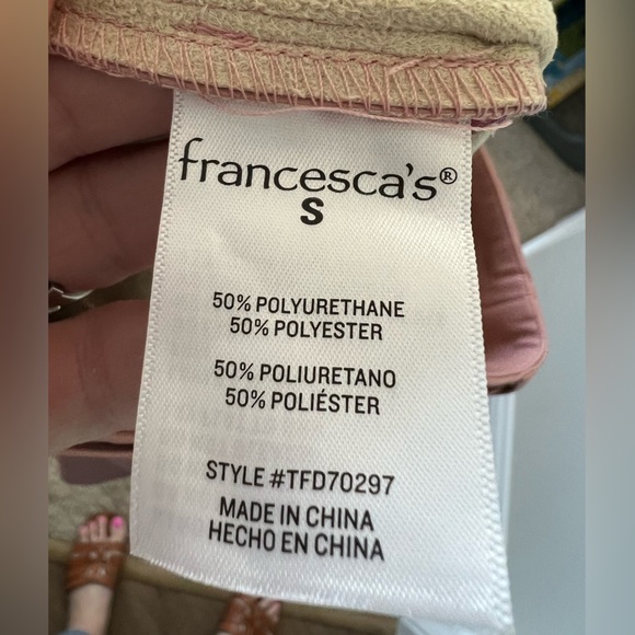 Miami High Waist Pink Faux Leather Shorts - Picture 4 of 6